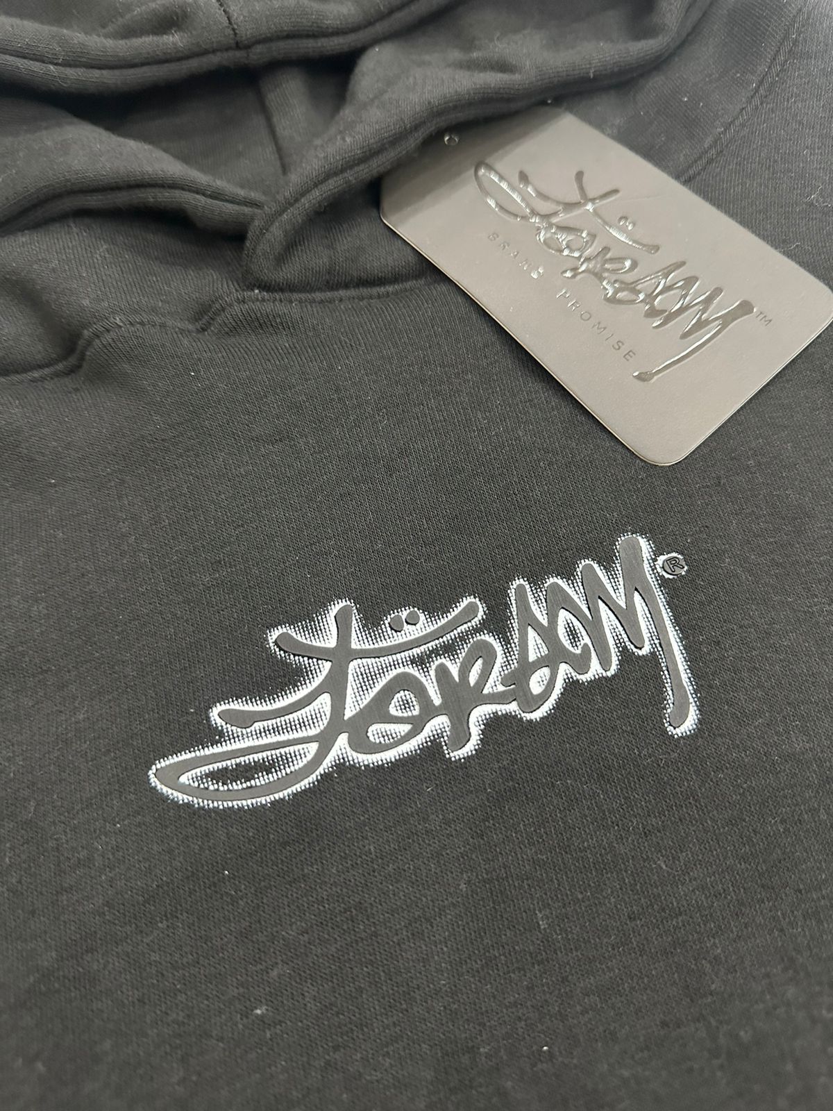 buzo hoodie dif x curva negro